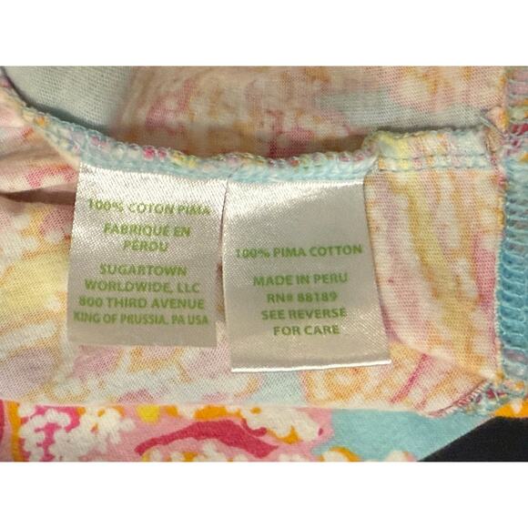 Lilly Pulitzer Loren Dress L Tini Bikini Print Short Sleeve - Picture 9 of 9